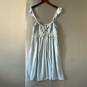 Light blue babydoll dress (large never worn)